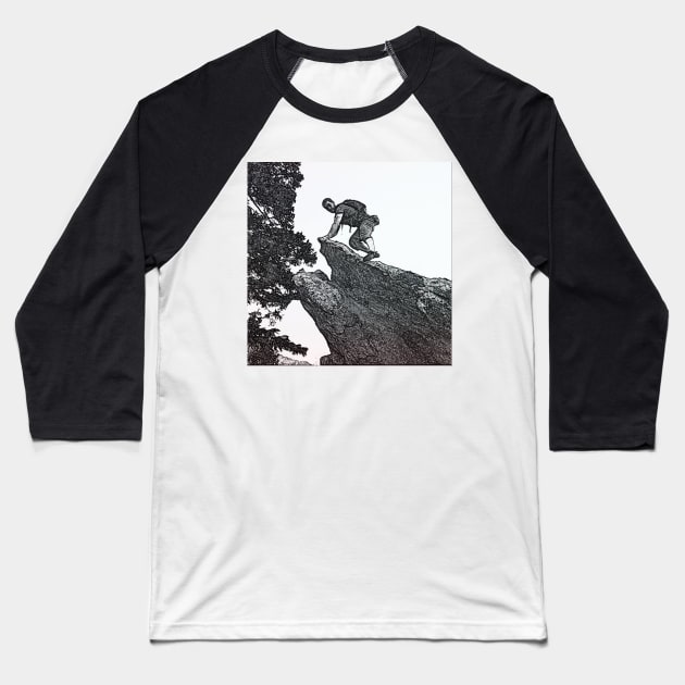 Climber Baseball T-Shirt by marisaj4488